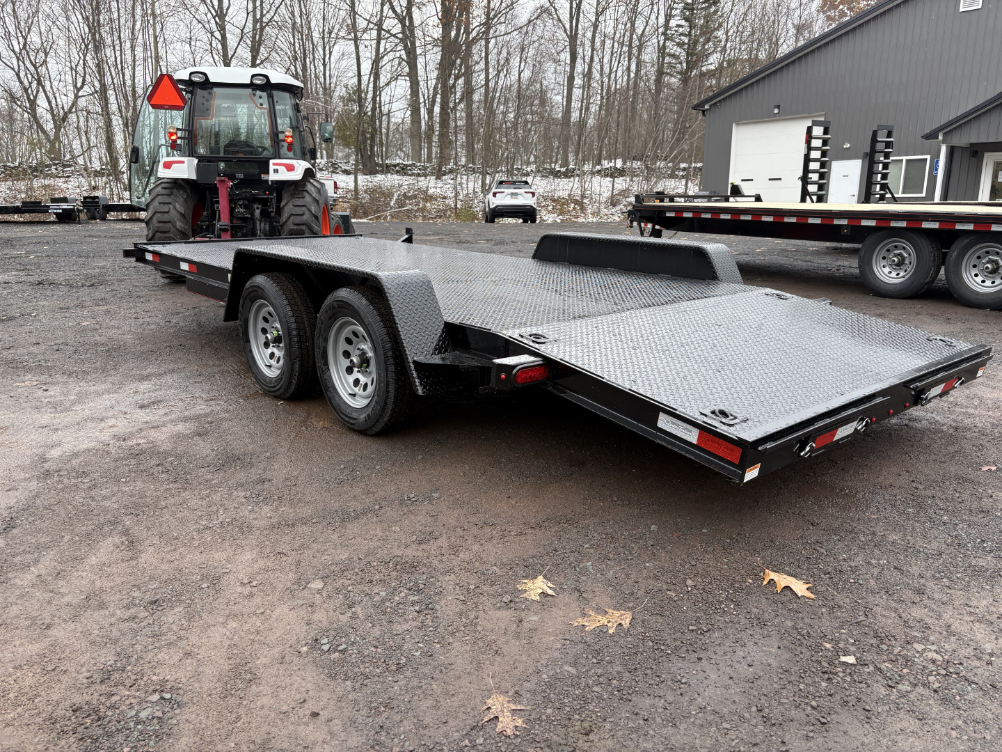 New 2026 QUALITY TRAILERS 82" x 18' (14' + 4' Dove Tail) General Duty Car Hauler 7K Car / Racing Trailer