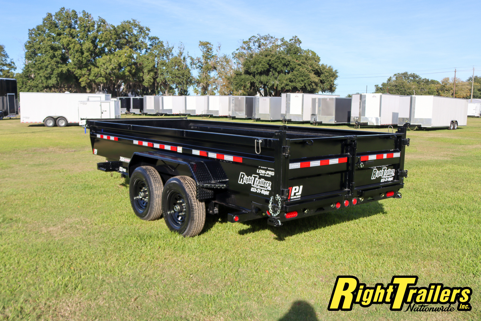 New 2026 7X16 PJ Dump Trailer