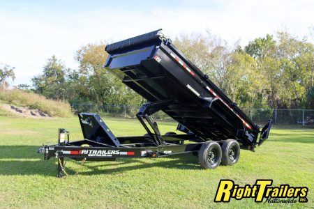 New 2026 7X16 PJ Dump Trailer