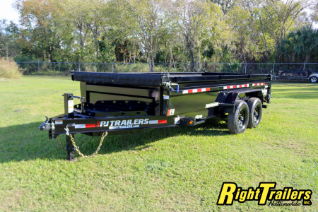 New 2026 7X16 PJ Dump Trailer