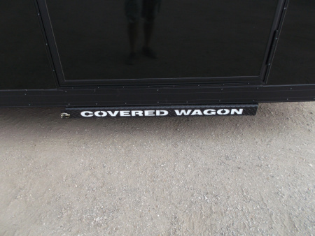 New 2026 Covered Wagon Trailers 8.5x20 Cargo / Enclosed Trailer / Car Hauler / 5200# Axles / 7ft Interior / 60" Triple Tube Tongue / 48" RV Door / Extra Wide Ramp / .080 Black Skin / Black Out Package