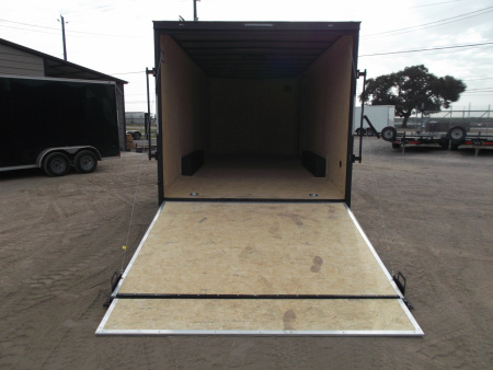 New 2026 Covered Wagon Trailers 8.5x20 Cargo / Enclosed Trailer / Car Hauler / 5200# Axles / 7ft Interior / 60" Triple Tube Tongue / 48" RV Door / Extra Wide Ramp / .080 Black Skin / Black Out Package