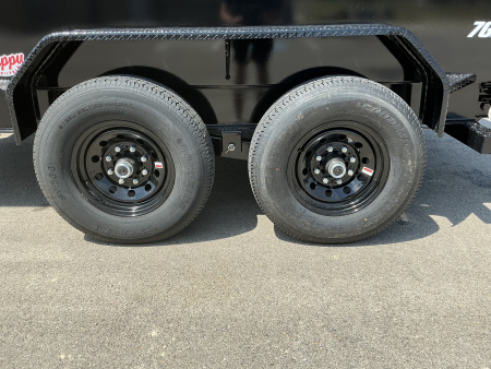 New 2026 PJ 83"x14' BP Tandem Axle Low Pro Telescopic Dump w/ 48" Sides - DT