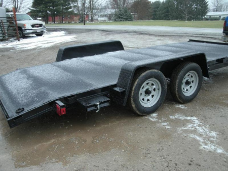 New 2026 AMO FLATBED - 20' ALL STEEL DECK Flatbed Trailer