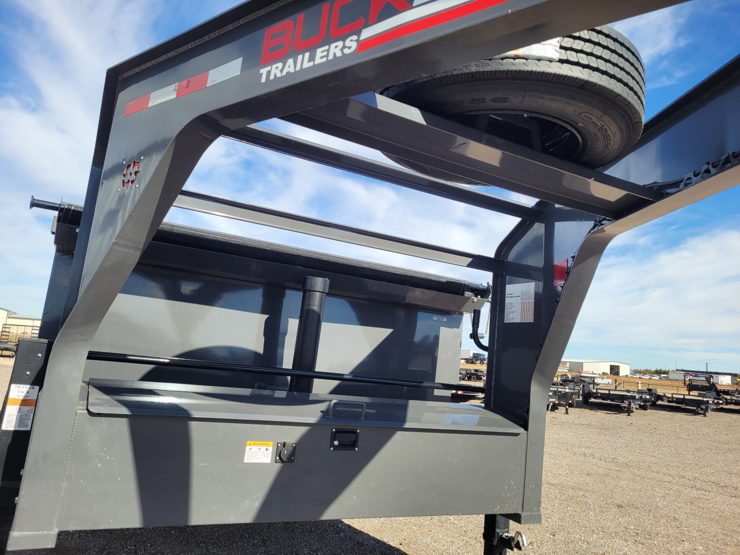 New 2026 Buckshot 83"x14' Telescopic Gooseneck Dump Trailer W/3' Sides/8KAxles