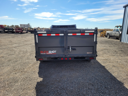 New 2026 Buckshot 83"x14' Telescopic Gooseneck Dump Trailer W/3' Sides/8KAxles