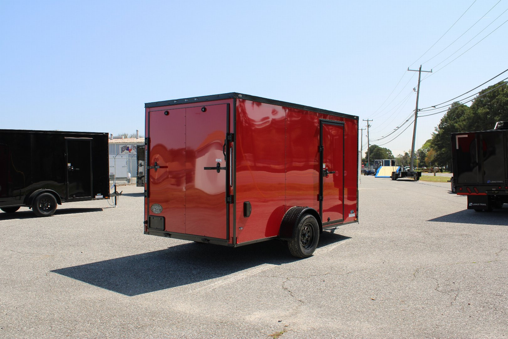 New 2026 Anvil 6X12 w/ Black Out Pkg, Extra Height, & Ramp Cargo / Enclosed Trailer