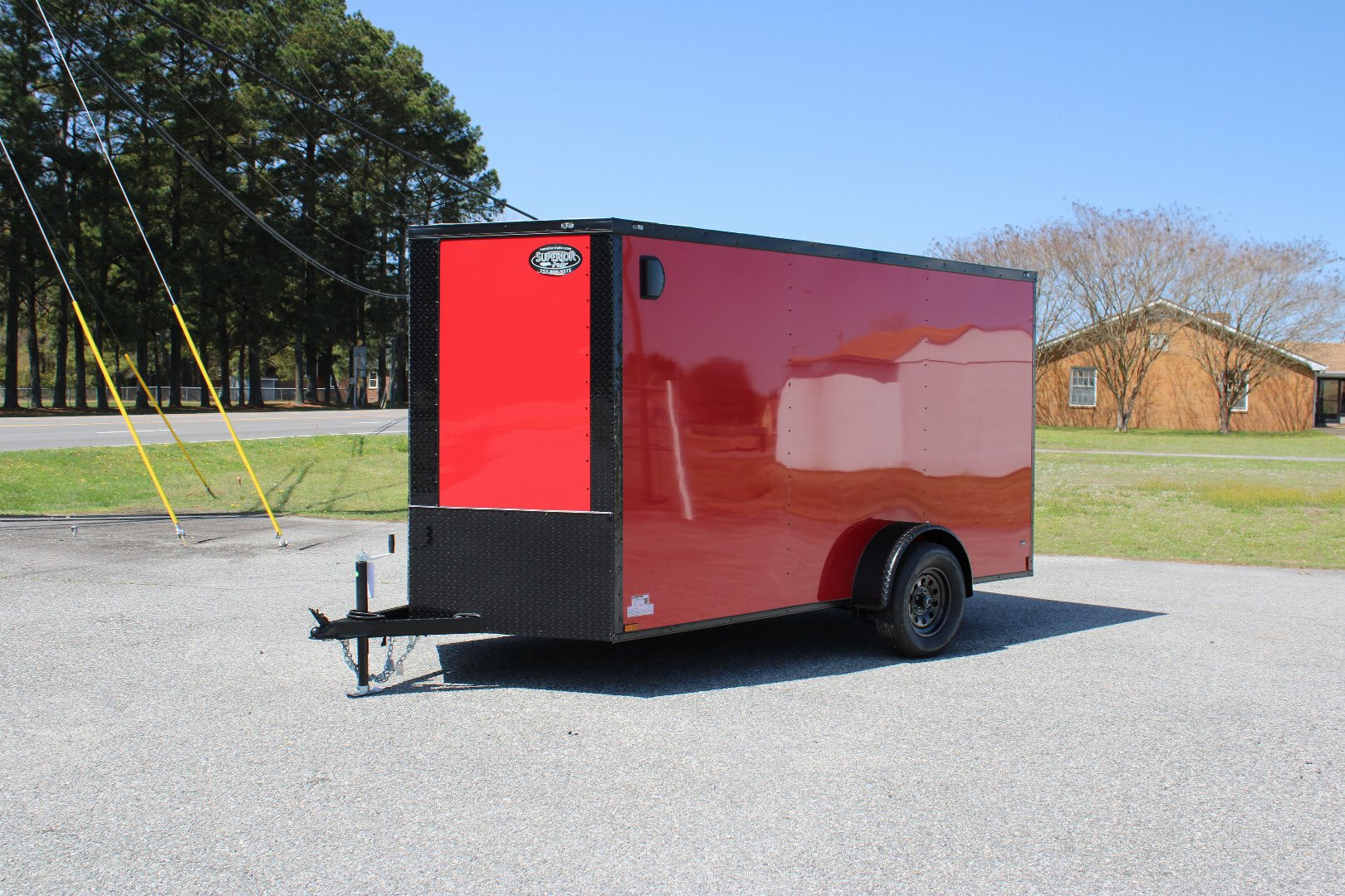 New 2026 Anvil 6X12 w/ Black Out Pkg, Extra Height, & Ramp Cargo / Enclosed Trailer