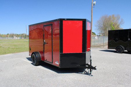 New 2026 Anvil 6X12 w/ Black Out Pkg, Extra Height, & Ramp Cargo / Enclosed Trailer