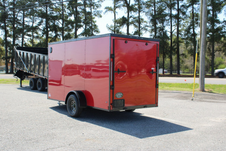 New 2026 Anvil 6X12 w/ Black Out Pkg, Extra Height, & Ramp Cargo / Enclosed Trailer