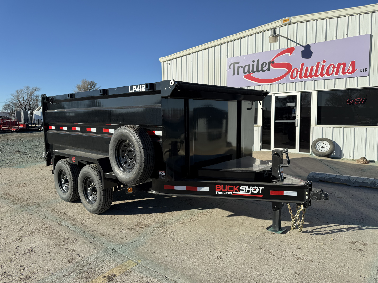 New 2025 Buckshot MFG 12'X83"X 48" Dump Trailer