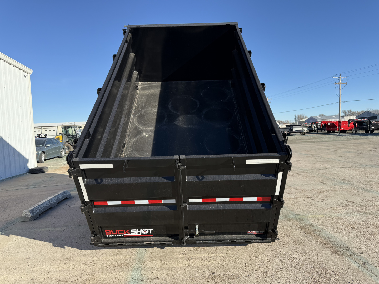 New 2025 Buckshot MFG 12'X83"X 48" Dump Trailer