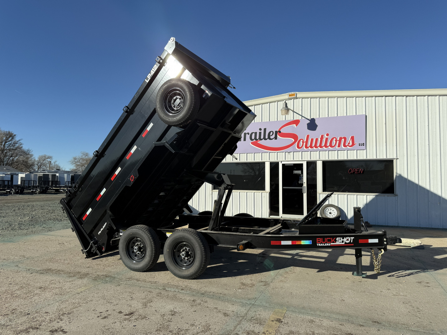 New 2025 Buckshot MFG 12'X83"X 48" Dump Trailer