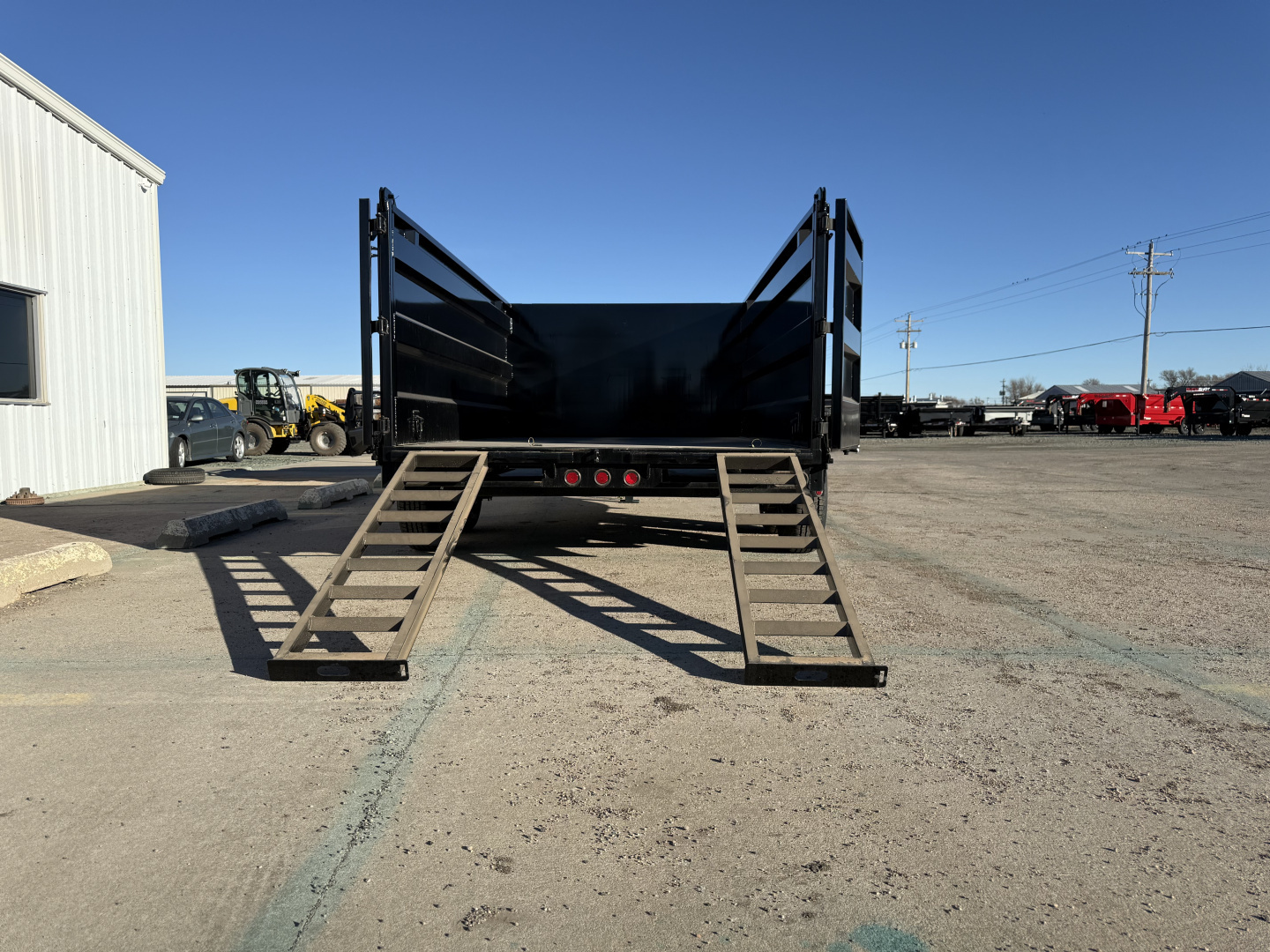 New 2025 Buckshot MFG 12'X83"X 48" Dump Trailer