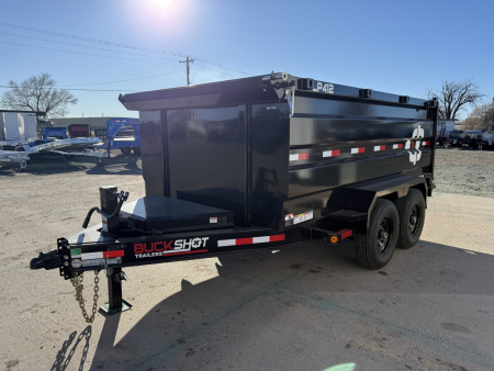 New 2025 Buckshot MFG 12'X83"X 48" Dump Trailer
