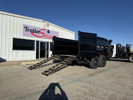 New 2025 Buckshot MFG 12'X83"X 48" Dump Trailer