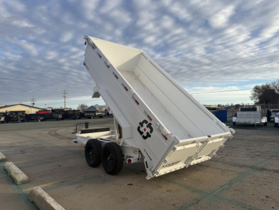 New 2025 Buckshot MFG 14' X 83" X 36" Sides Dump Trailer