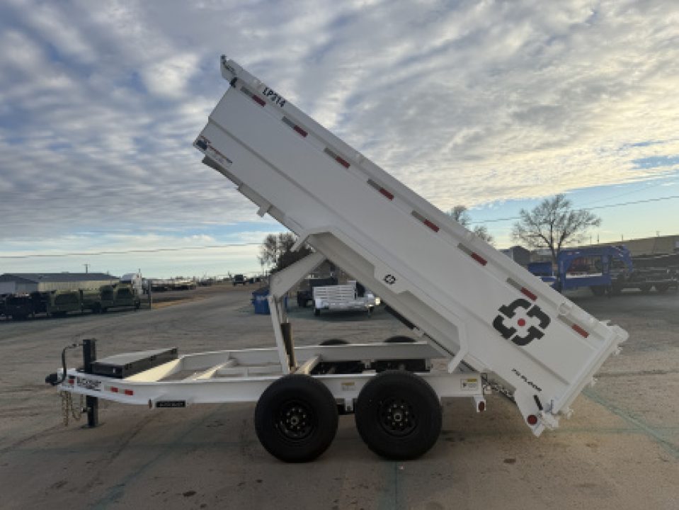 New 2025 Buckshot MFG 14' X 83" X 36" Sides Dump Trailer