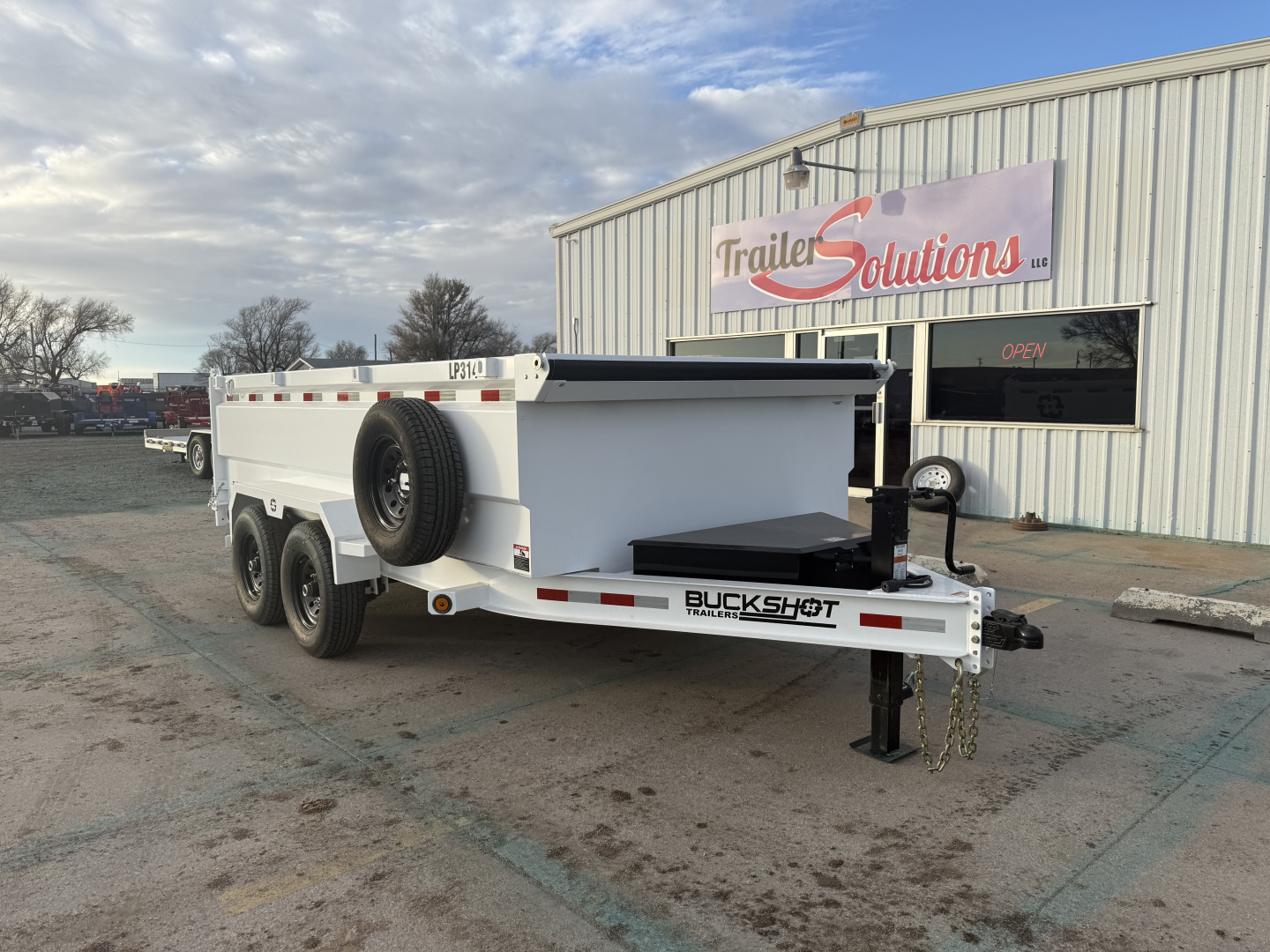 New 2025 Buckshot MFG 14' X 83" X 36" Sides Dump Trailer