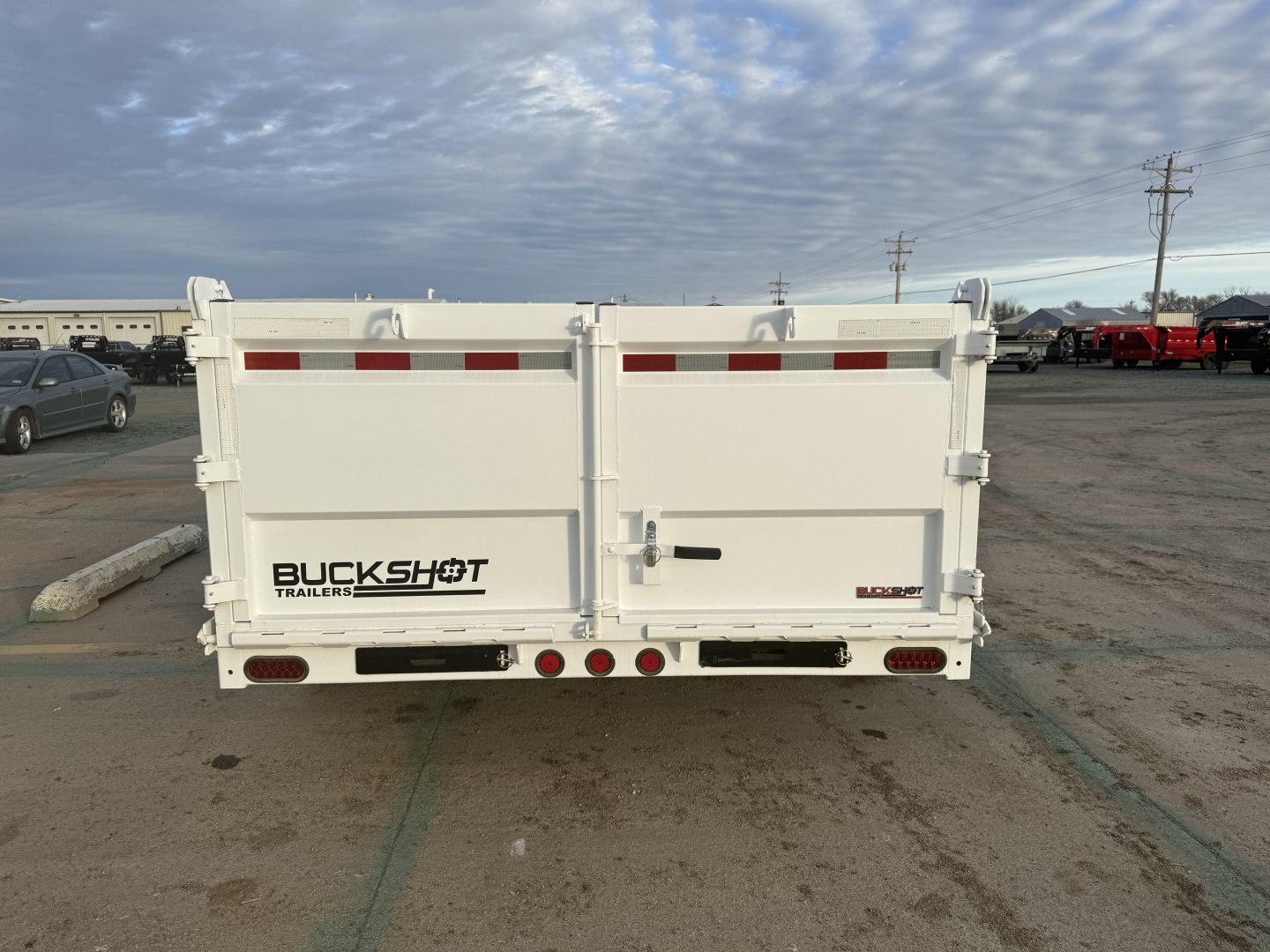 New 2025 Buckshot MFG 14' X 83" X 36" Sides Dump Trailer