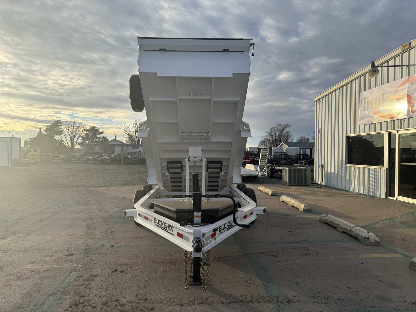 New 2025 Buckshot MFG 14' X 83" X 36" Sides Dump Trailer