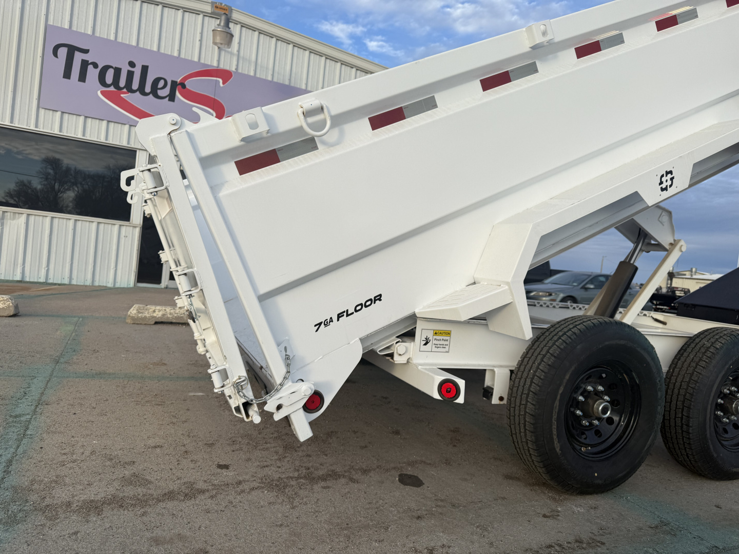 New 2025 Buckshot MFG 14' X 83" X 36" Sides Dump Trailer