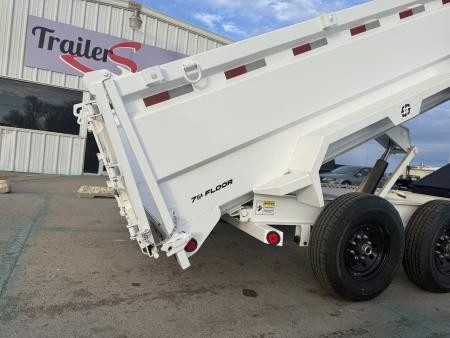 New 2025 Buckshot MFG 14' X 83" X 36" Sides Dump Trailer
