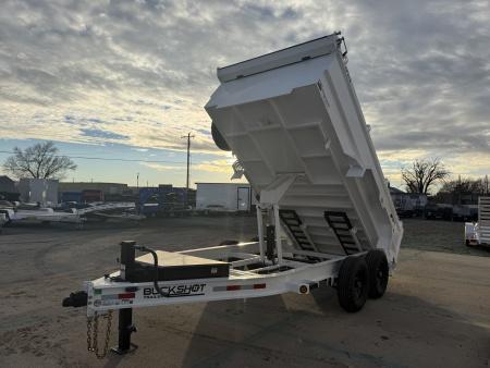 New 2025 Buckshot MFG 14' X 83" X 36" Sides Dump Trailer