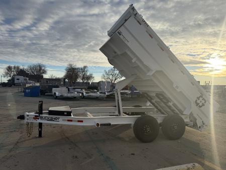 New 2025 Buckshot MFG 14' X 83" X 36" Sides Dump Trailer
