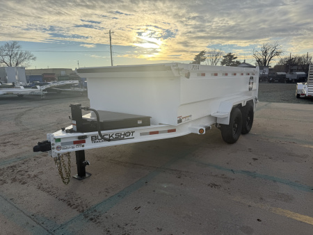 New 2025 Buckshot MFG 14' X 83" X 36" Sides Dump Trailer