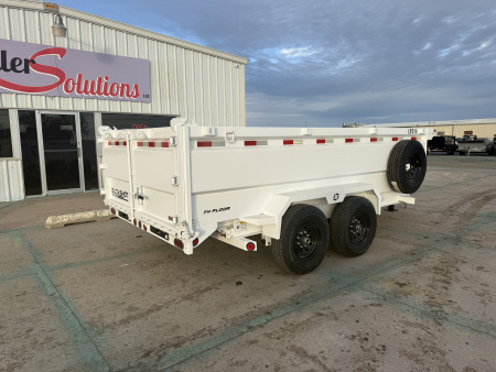 New 2025 Buckshot MFG 14' X 83" X 36" Sides Dump Trailer