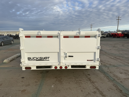 New 2025 Buckshot MFG 14' X 83" X 36" Sides Dump Trailer