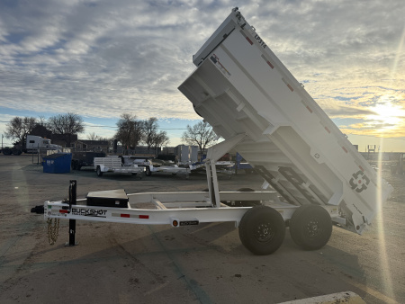 New 2025 Buckshot MFG 14' X 83" X 36" Sides Dump Trailer