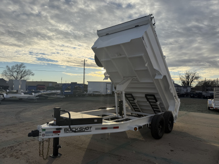 New 2025 Buckshot MFG 14' X 83" X 36" Sides Dump Trailer