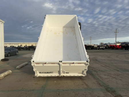 New 2025 Buckshot MFG 14' X 83" X 36" Sides Dump Trailer