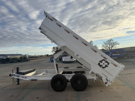 New 2025 Buckshot MFG 14' X 83" X 36" Sides Dump Trailer