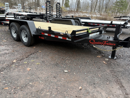 New 2026 Quality Trailers 18' 15K Skid Steer Equipment Trailer
