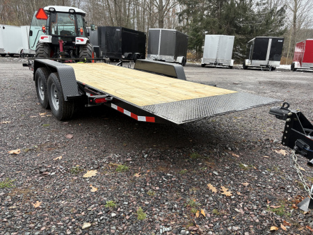 New 2026 Quality Trailers 18' 15K Skid Steer Equipment Trailer