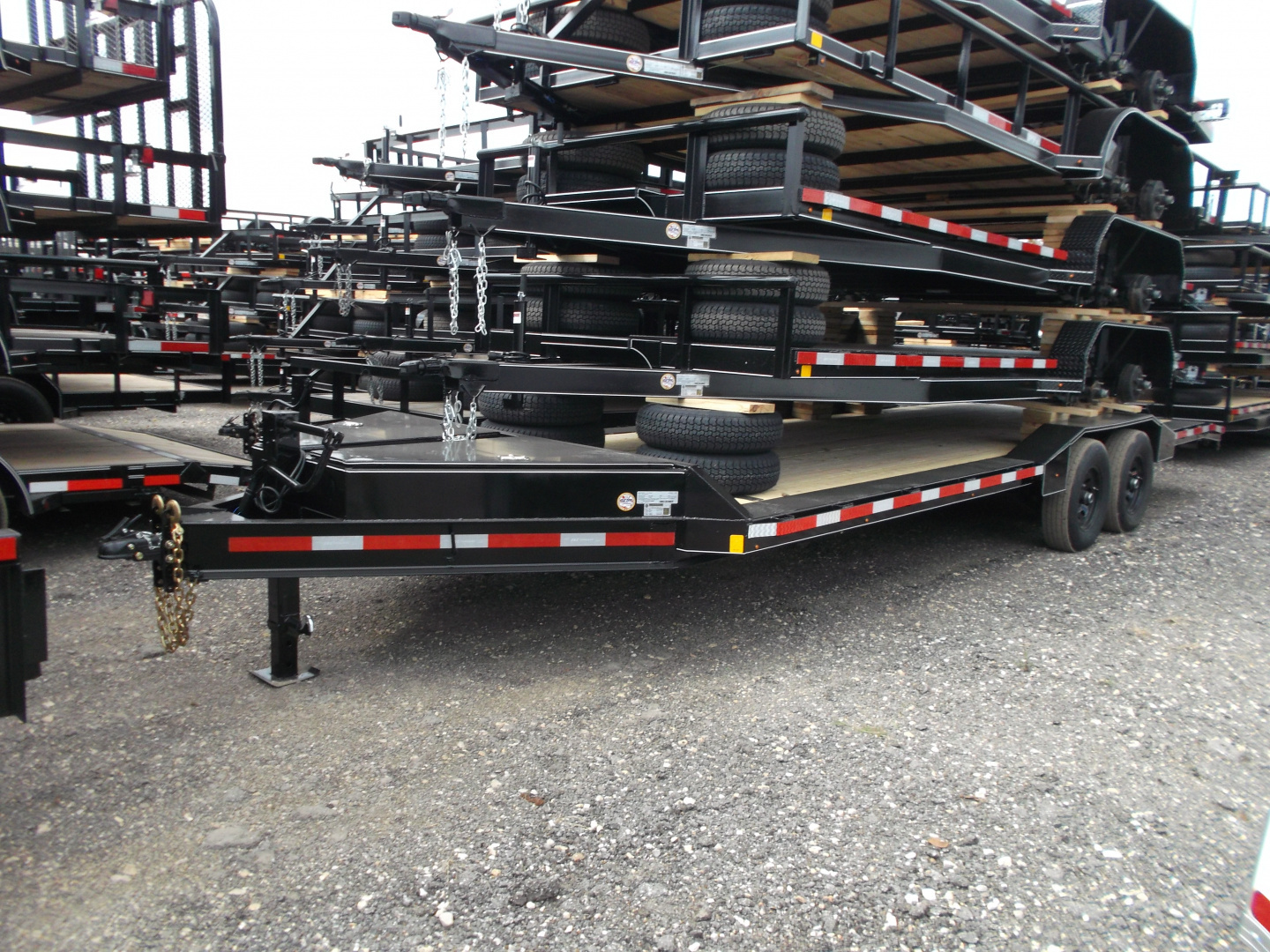 New 2026 J&C Trailers 102x24 14K Car Hauler / Equipment Hauler / 7K ...
