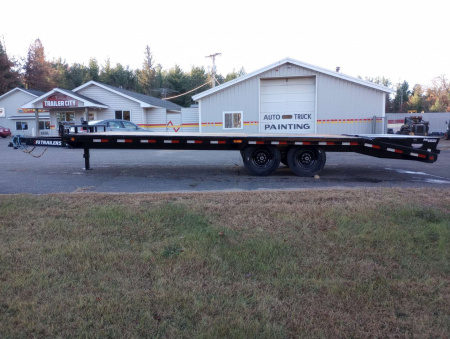 New 2026 PJ TRAILERS 102" x 24' F8 Deckover Trailer