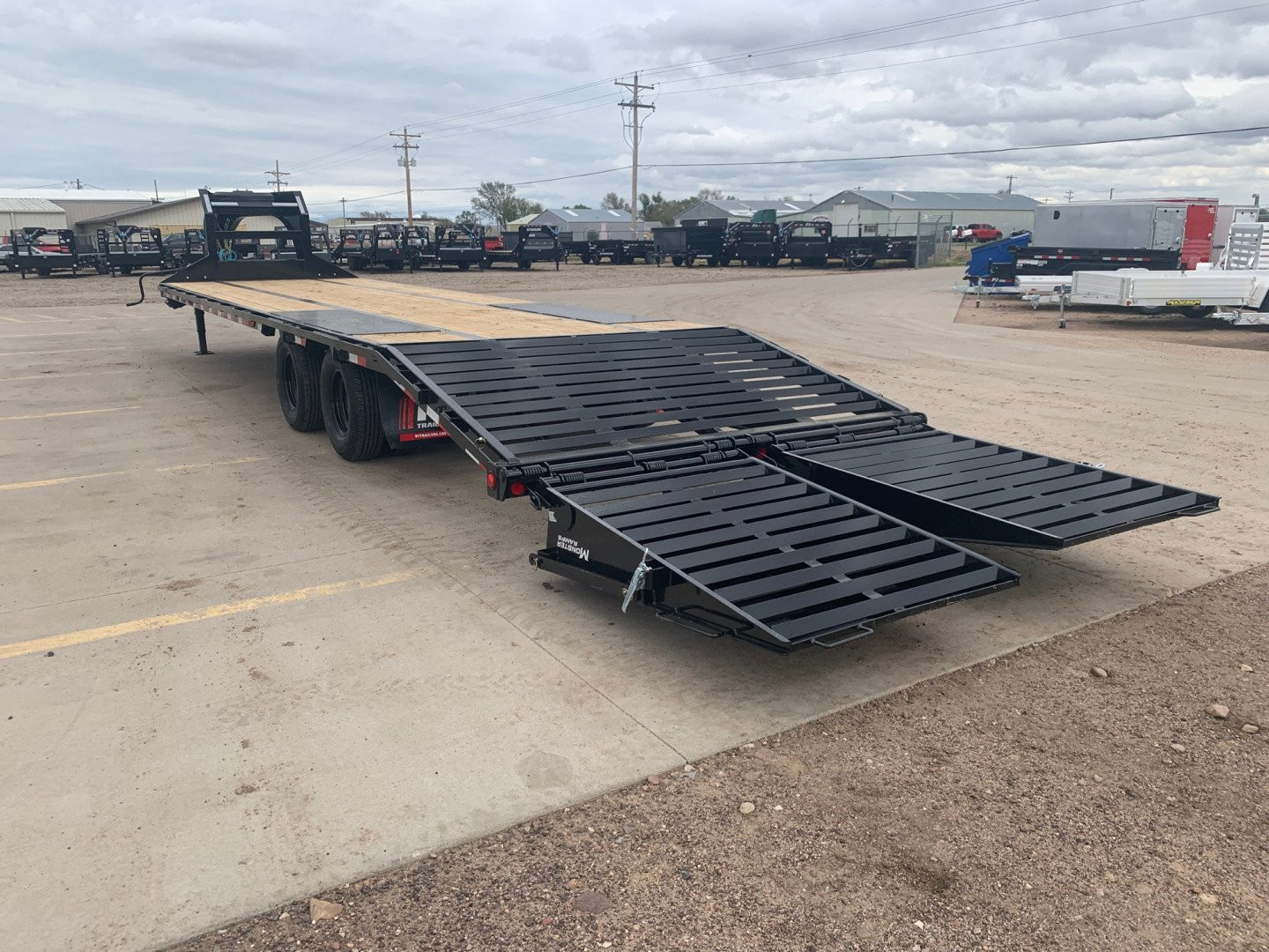 New 2026 PJ Trailers LD322 32' X 102" Flatbed Trailer