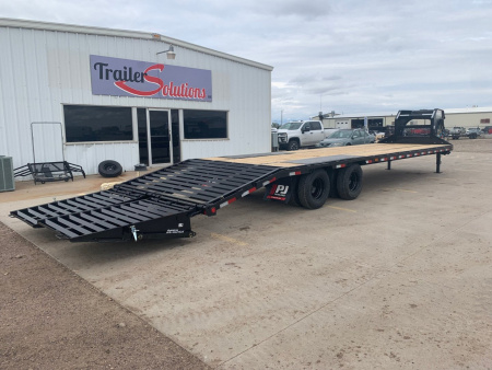 New 2026 PJ Trailers LD322 32' X 102" Flatbed Trailer