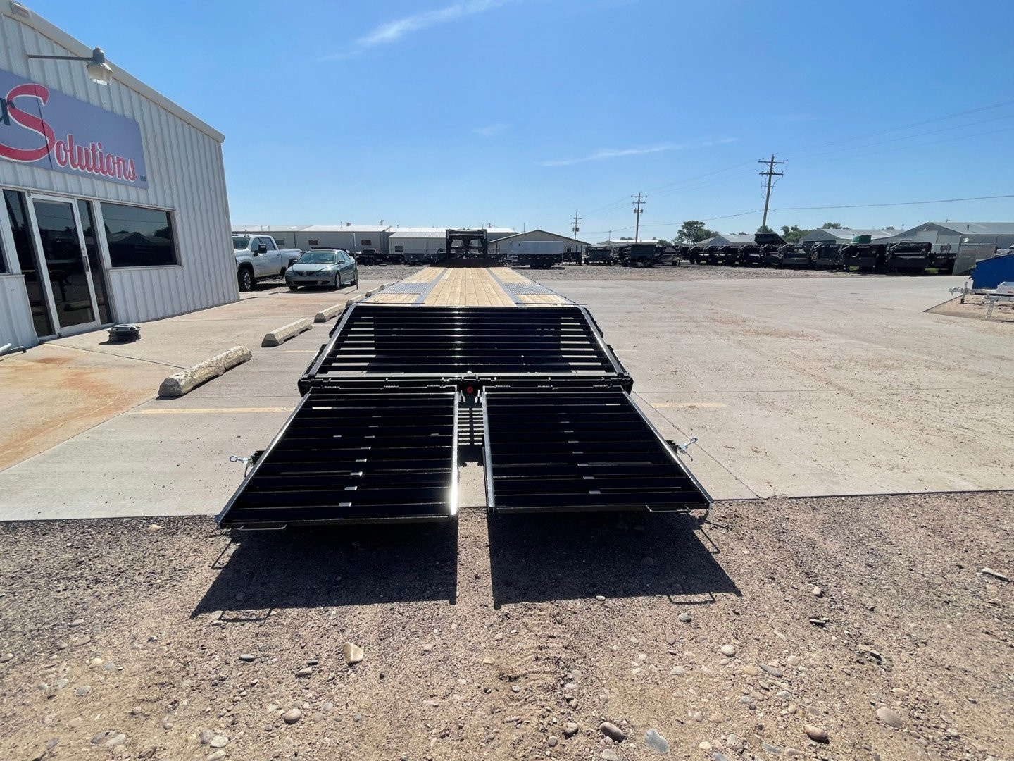 New 2026 PJ Trailers LD402 40' x 102" Hydraulic Brakes Flatbed Trailer