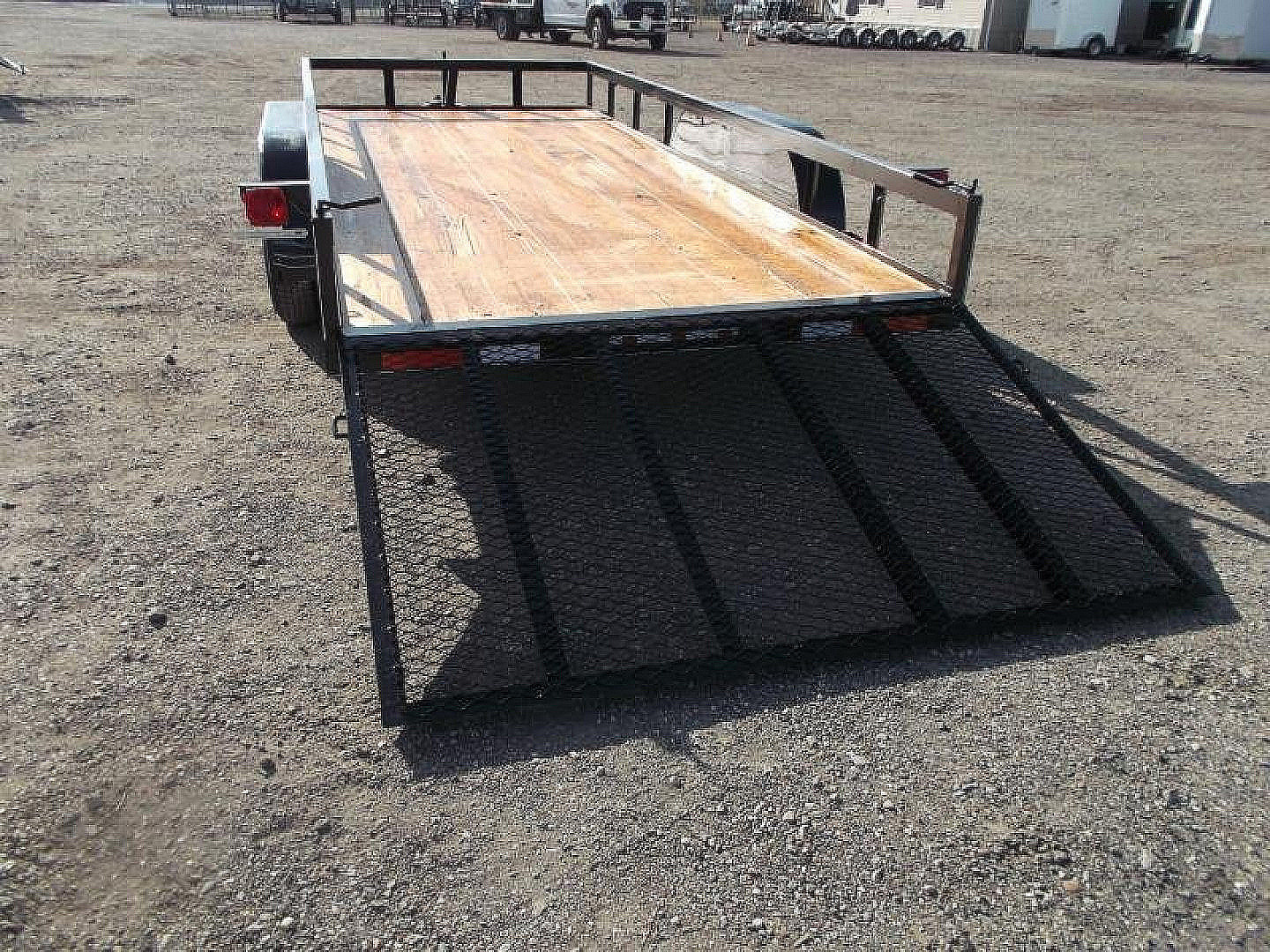 New 2026 J&C Trailers 83x16 Utility Trailer / Lowboy Trailer / 4ft Ramp Gate / Electric Brakes / 2" Bulldog Coupler
