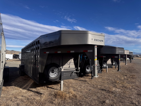 New 2026 Titan Trailer 24' Standard Stock Stock / Stock Combo Trailer