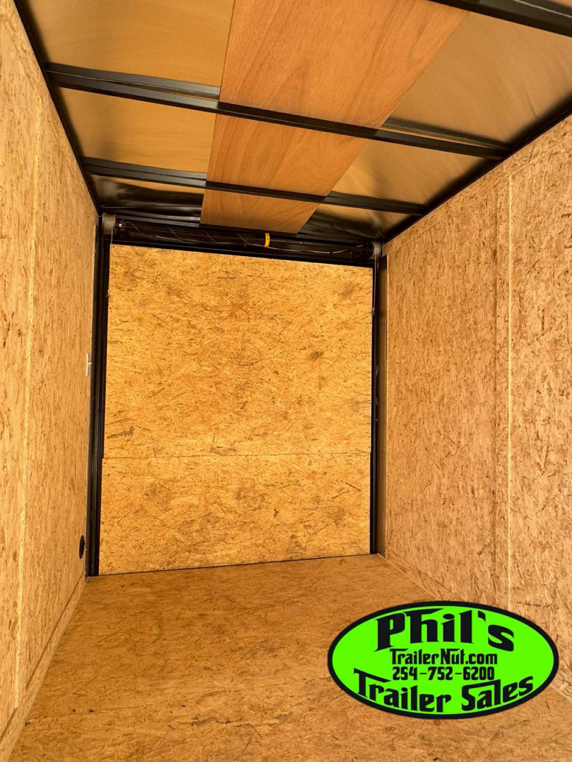 New 2026 Pace American 6X12 UPGRADED .080 EXTERIOR & REAR WING Cargo / Enclosed Trailer UPGRADED 7' INTERIOR HEIGHT