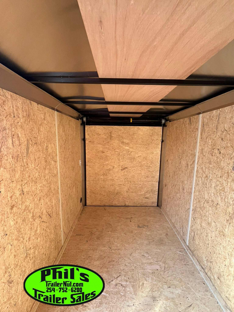 New 2026 Pace American 6X12 UPGRADED .080 EXTERIOR & REAR WING Cargo / Enclosed Trailer UPGRADED 7' INTERIOR HEIGHT
