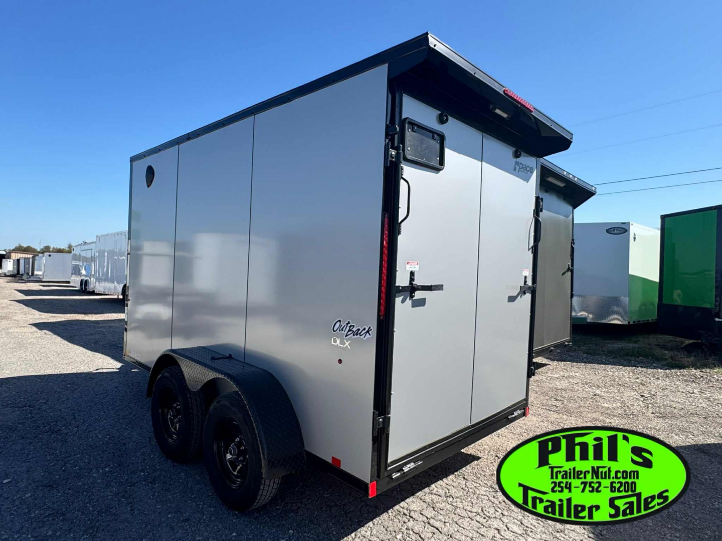 New 2026 Pace American 6X12 UPGRADED .080 EXTERIOR & REAR WING Cargo / Enclosed Trailer UPGRADED 7' INTERIOR HEIGHT