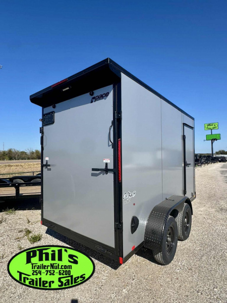New 2026 Pace American 6X12 UPGRADED .080 EXTERIOR & REAR WING Cargo / Enclosed Trailer UPGRADED 7' INTERIOR HEIGHT