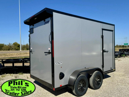 New 2026 Pace American 6X12 UPGRADED .080 EXTERIOR & REAR WING Cargo / Enclosed Trailer UPGRADED 7' INTERIOR HEIGHT